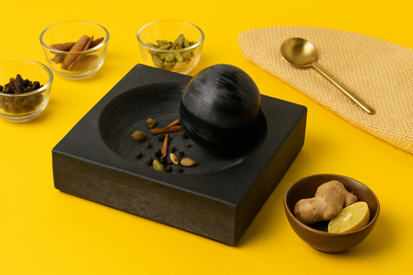 Marble Mortar & Pestle Set