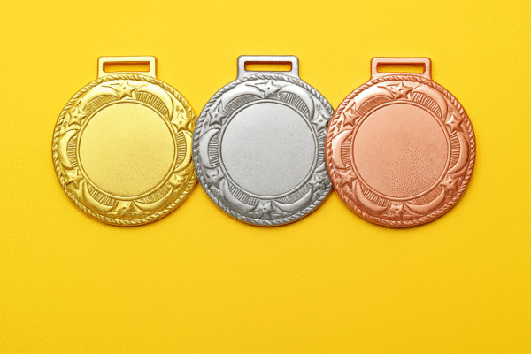 Gold, Silver & Bronze Medals (2.5 inch)